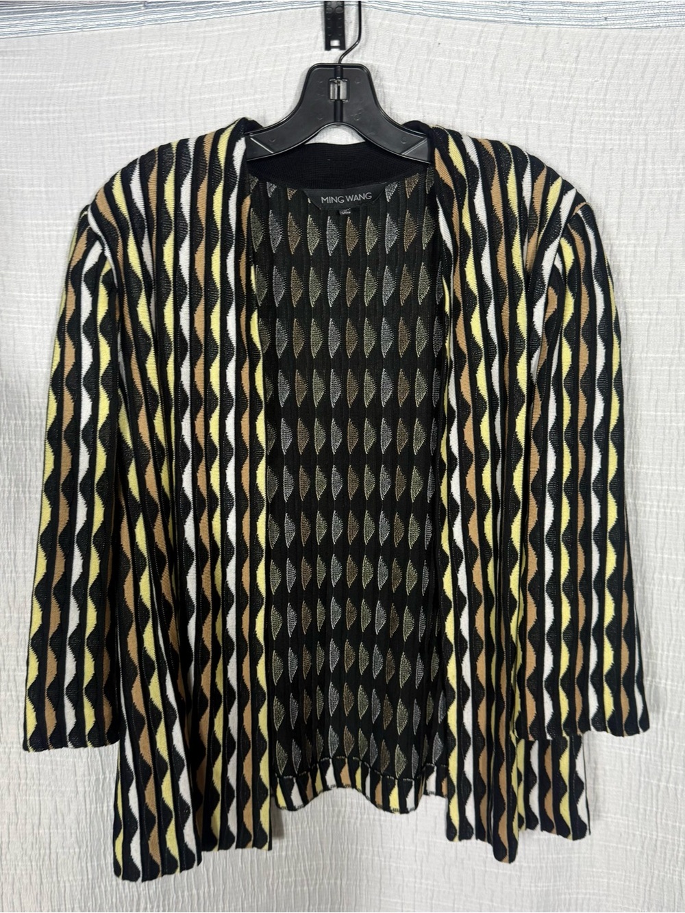 Ming Wang Knit Sweater Cardigan Jacket Women's large